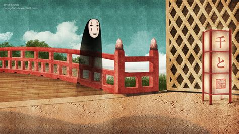 Spirited Away No Face Studio Ghibli Anime Chihiro Wallpaper 1920x1080