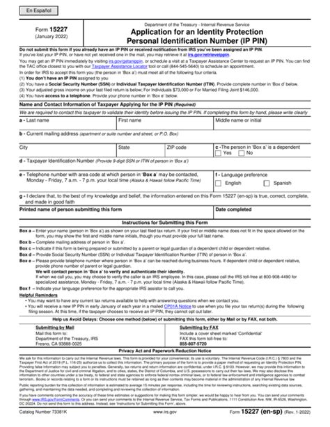 Irs Form 15227 Download Fillable Pdf Or Fill Online Application For An