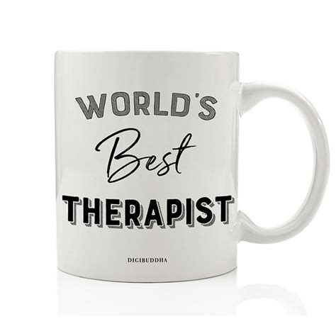 Worlds Best Therapist Coffee Mug T Idea Certified Psychologist