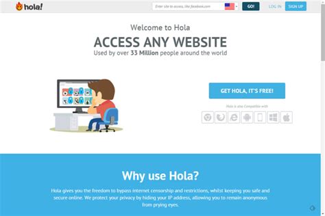 A good rule of thumb is to look at the url; Hola Better Internet - Download
