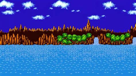 Sonic Green Hill Zone Background Youtube
