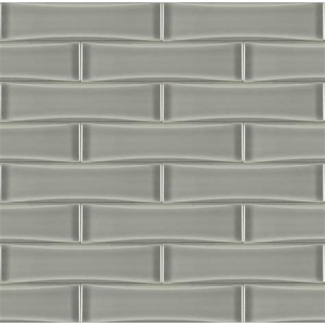 Msi Zellige 25 In X 8 In Glossy Ceramic Gray Wavy Subway Tile 538