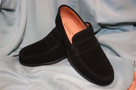Black Natural Suede Moccasins Quality Made In Italy For Flass Shoes £99