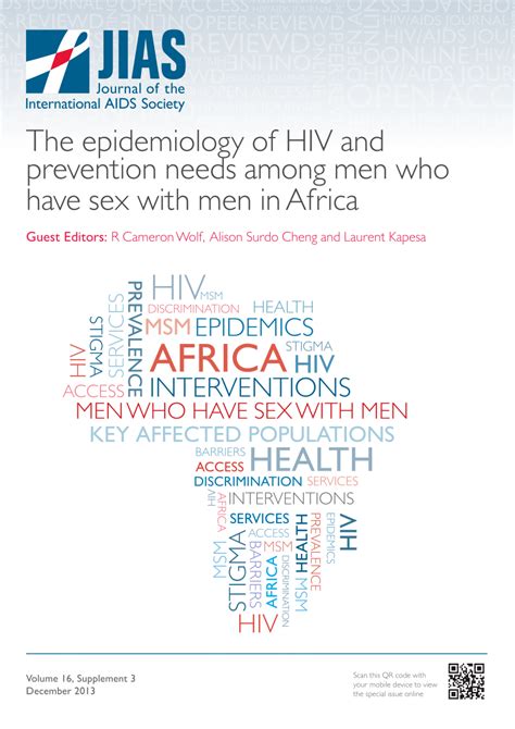Pdf The Epidemiology Of Hiv And Prevention Needs Among Men Who Have Sex With Men In Africa