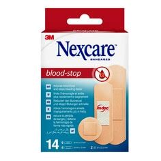 Pansements hémostatiques Nexcare Blood Stop assortiment paquet M France