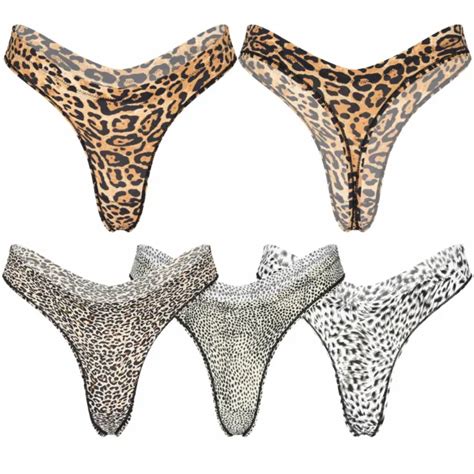 sexy women panties g string t back thong leopard bikini underwear lingerie brief 7 59 picclick