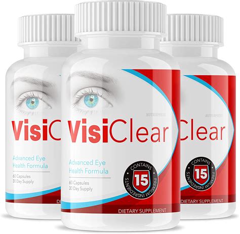 3 Pack Visiclear Eyes Pills New Visi Clear Max For Eye