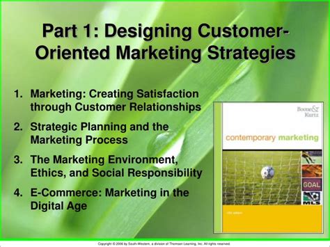 Ppt Part 1 Designing Customer Oriented Marketing Strategies