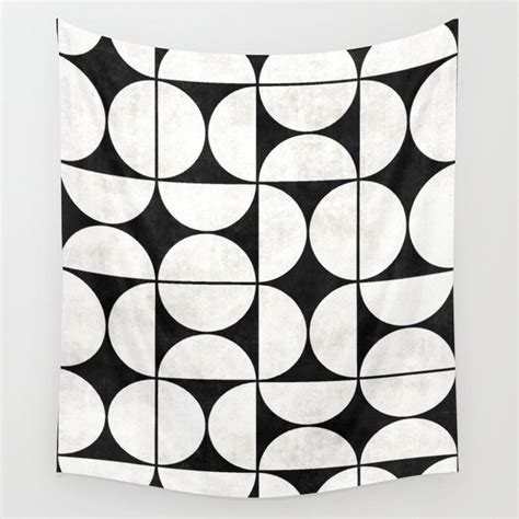 Wall Tapestries Tapestry Wall Hanging Black And White Wall Tapestry Mid Century Modern