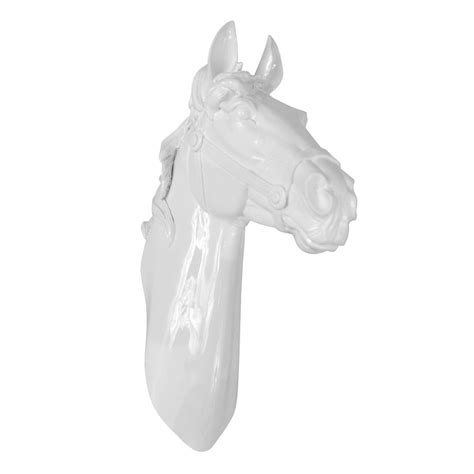 Resin Horse Head Wall Decor