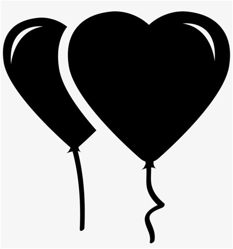 Two Heart Shaped Balloons Svg Png Icon Free Download Heart Shaped