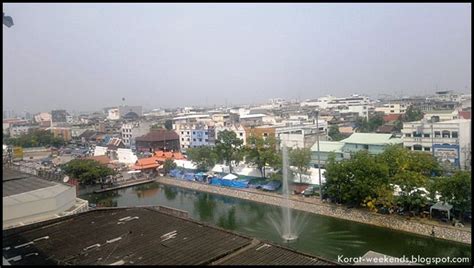 Korat Weekends Blog: View of Korat Town from the Top of Klang Plaza