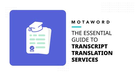 Mastering Transcript Translation Services Your Essential Guide
