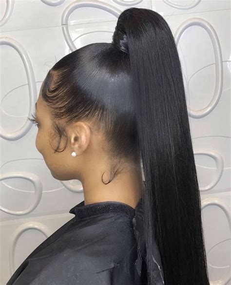 If you're looking for a modern take on the updo, look no further. 35 Weave Ponytail Hairstyles