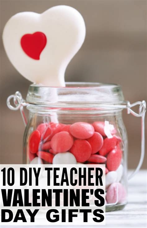 Looking for a valentines gift for your guy? 10 DIY Valentines Teacher Gifts To Make with Your Kids