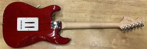 Squier Standard Stratocaster Cherry Sunburst Guitars Electric Solid