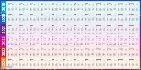 2021 2022 2023 2024 Calendar Create Your Own Customized Calendar For