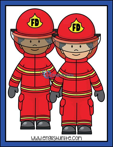 Firefighters Firefighter Man English Unite