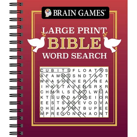 Brain Games Large Print Bible Word Search Other