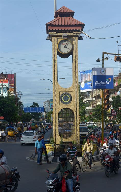 Lions Clock Tower Siliguri West Bengal India Clock Tower Tower