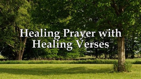 Healing Prayer With Healing Verses From The Bible 1 Hour Youtube