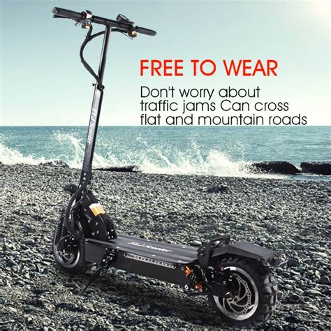 Flj T113 11inch Off Road Tires Foldable Electric Scooter Without Seat