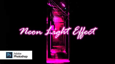 Neon Glow Effect Photoshop Tutorial Glow Effect Photoshop Neontext