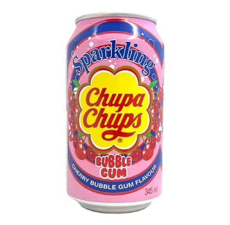 Chupa Chups Cherry Bubble Gum Drink 345ml