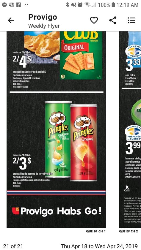 Pringles Grooves Chips For A Great Price Canadian Savings Group