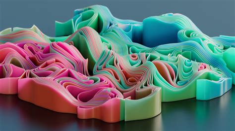 3d Cloth Exploration Captivating Abstract Compositions