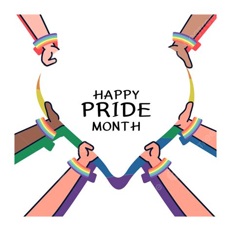 Pride Month Clipart Transparent Background Happy Pride Month Lbgtq