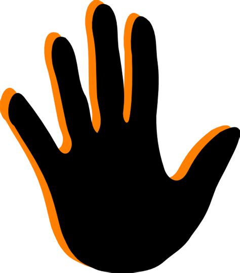 Handprint Clipart Hand Foot Handprint Hand Foot Transparent Free For