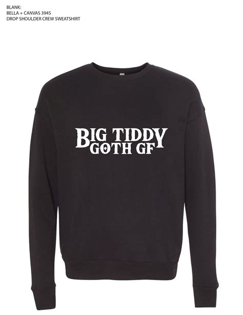 Big Tiddy Goth Girlfriend Gothic Titty Gf Funny Alt Emo Etsy