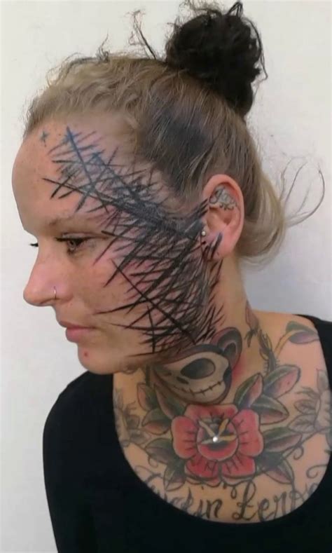 Pin On Facial Tattoos