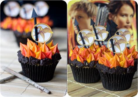 hunger games themed wedding hunger games cupcakes a wedding blog