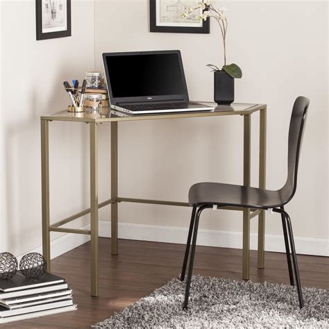 Our selection of corner office desks includes glass corner desks, wood corner desks, corner desks with hutches, modern corner desks, and more. Keaton Metal/Glass Corner Desk