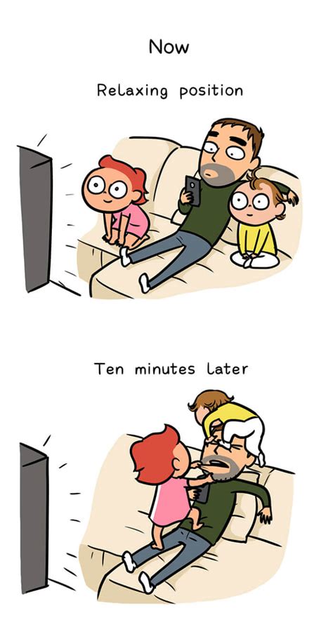 Wife Creates Hilariously Adorable Illustrations To Prove That Men Also