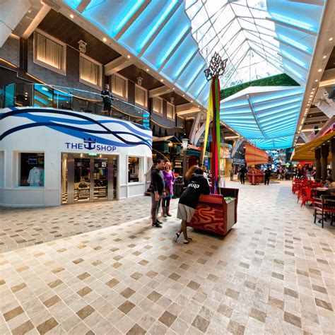 Royal Promenade On Royal Caribbean Symphony Of The Seas