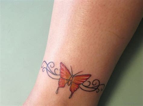 50 Fabulous Butterfly Tattoos On Ankle