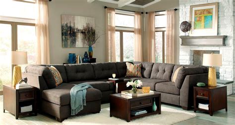 Delta City Steel Laf Sectional From Ashley 19700 16 34 38 Coleman
