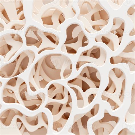 Osteoporosis Porous Bone Tissue Spongy Texture Background 3d Render