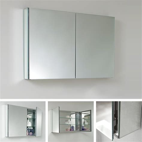 They are often locked and placed high enough such that it can not be accessed by small children. Fresca 40" Wide Bathroom Medicine Cabinet w/ Mirrors ...