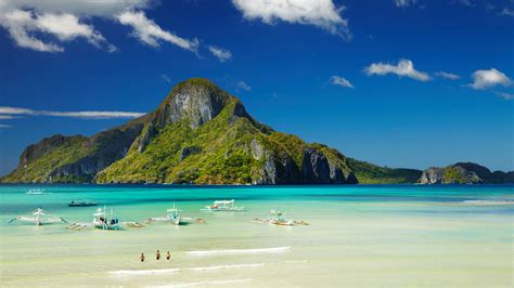 Municipality Of El Nido On The Island Of Palawan Asia Philippines In