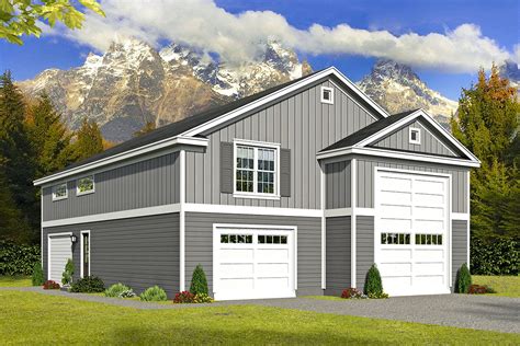 With an open layout and smart planning, a home with less square footage can work for all kinds of homeowners: RV Garage with Living Space a Plus - 68599VR ...