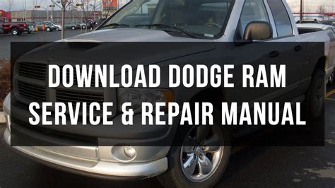 Download Dodge Ram Service And Repair Manual Free Youtube