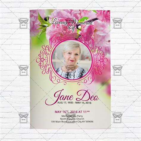 Download Obituary Program Flyer Psd Template Exclusiveflyer