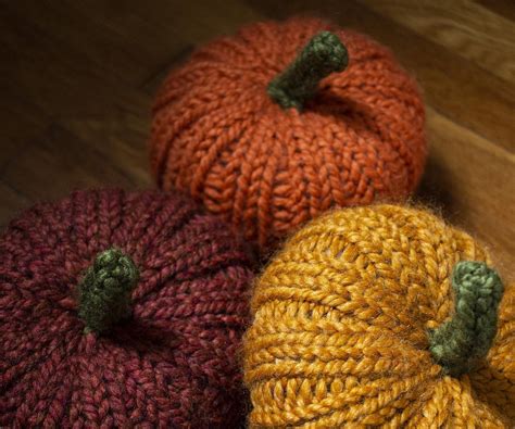 Gourdgeous Knit Pumpkins 24 Steps With Pictures Instructables