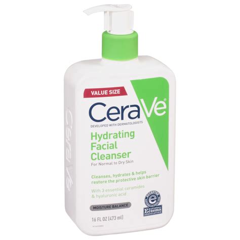 Cerave Hydrating Facial Cleanser Shop Cleansers And Soaps At H E B