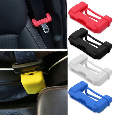 1pc universal seat belt buckle cover siliconen anti kras cover botsingen gesp clip protector