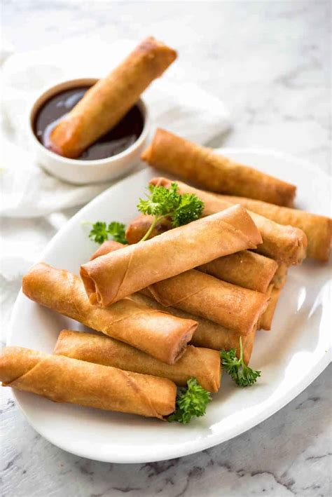 Easy vietnamese pork and shrimp spring rolls with fresh spring roll wrappers. Spring Rolls! | RecipeTin Eats